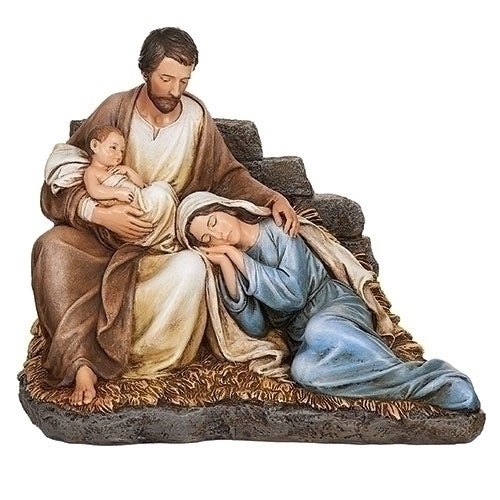6.7"H SLEEPING MARY W/BABY JESUS & JOSEPH FIGURE