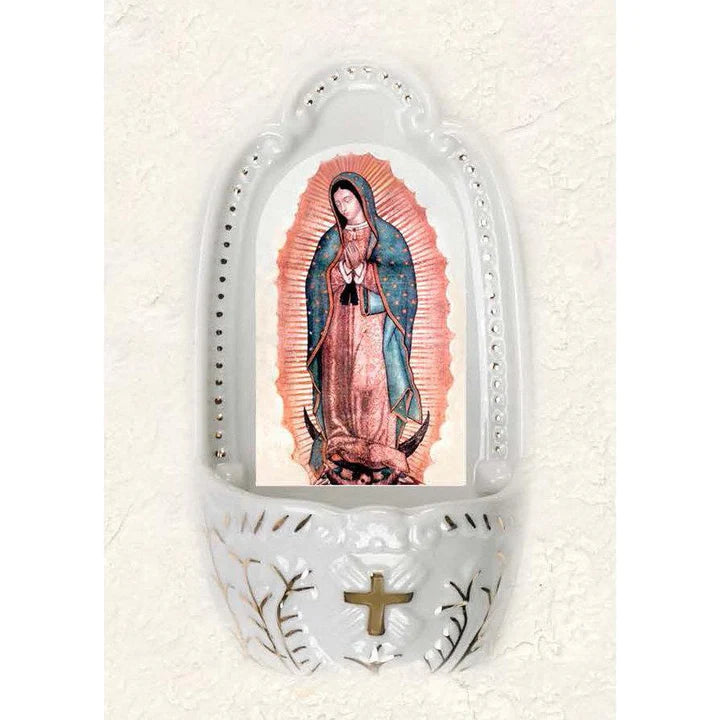 Holy Water Font -Lady of Guadalupe
