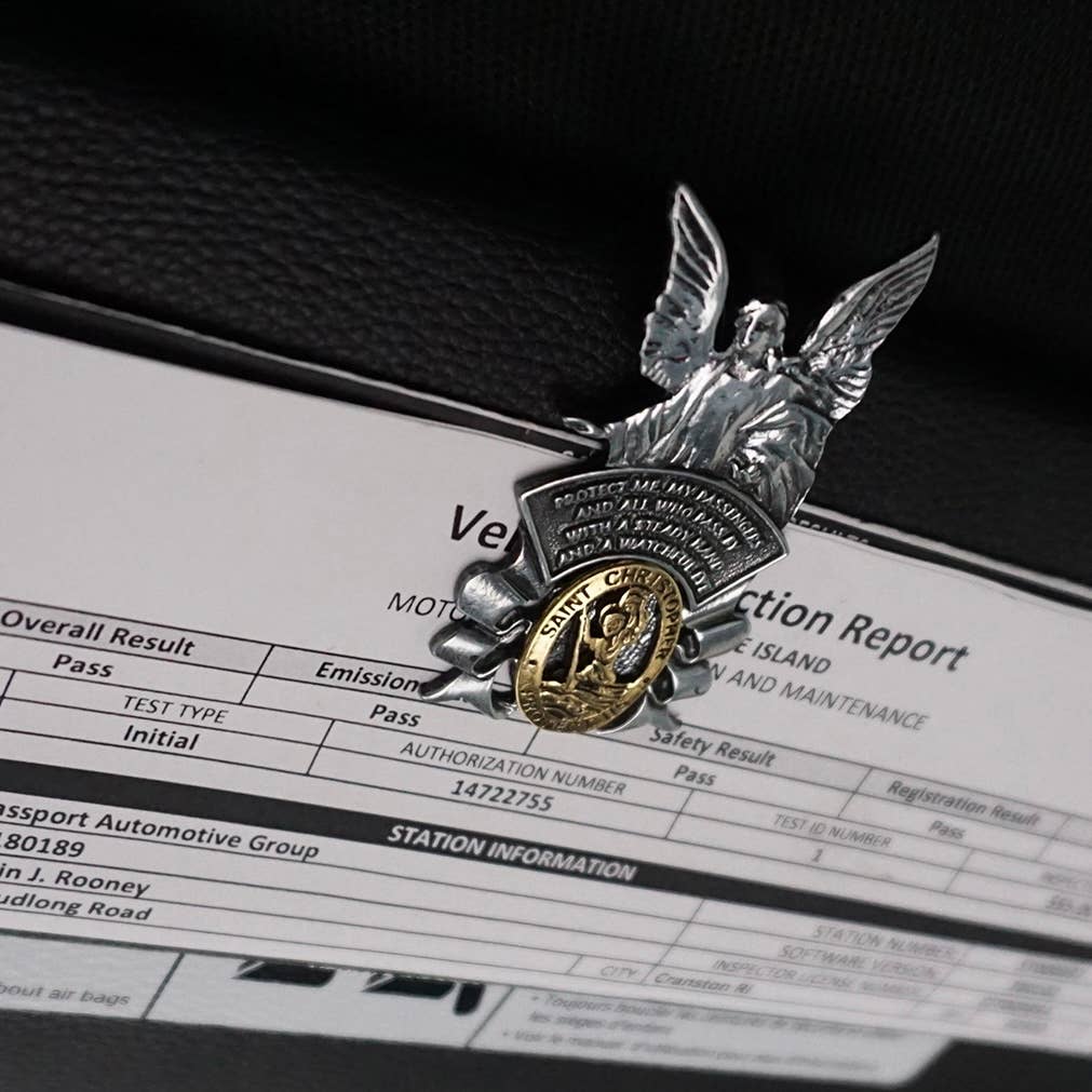 Traveler Prayer Christopher Visor Clip
