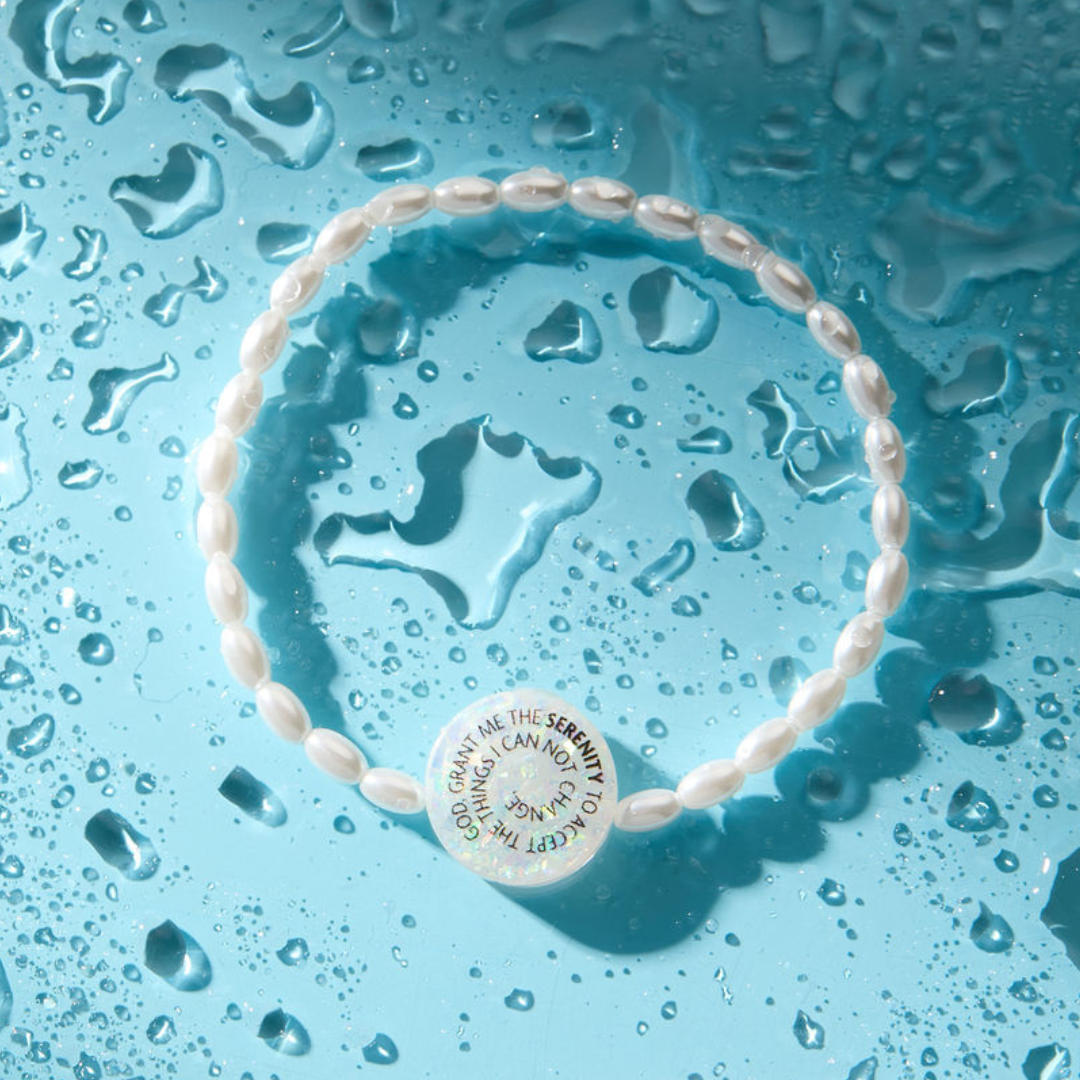 HOLY WATER SERENITY PRAYER BRACELET