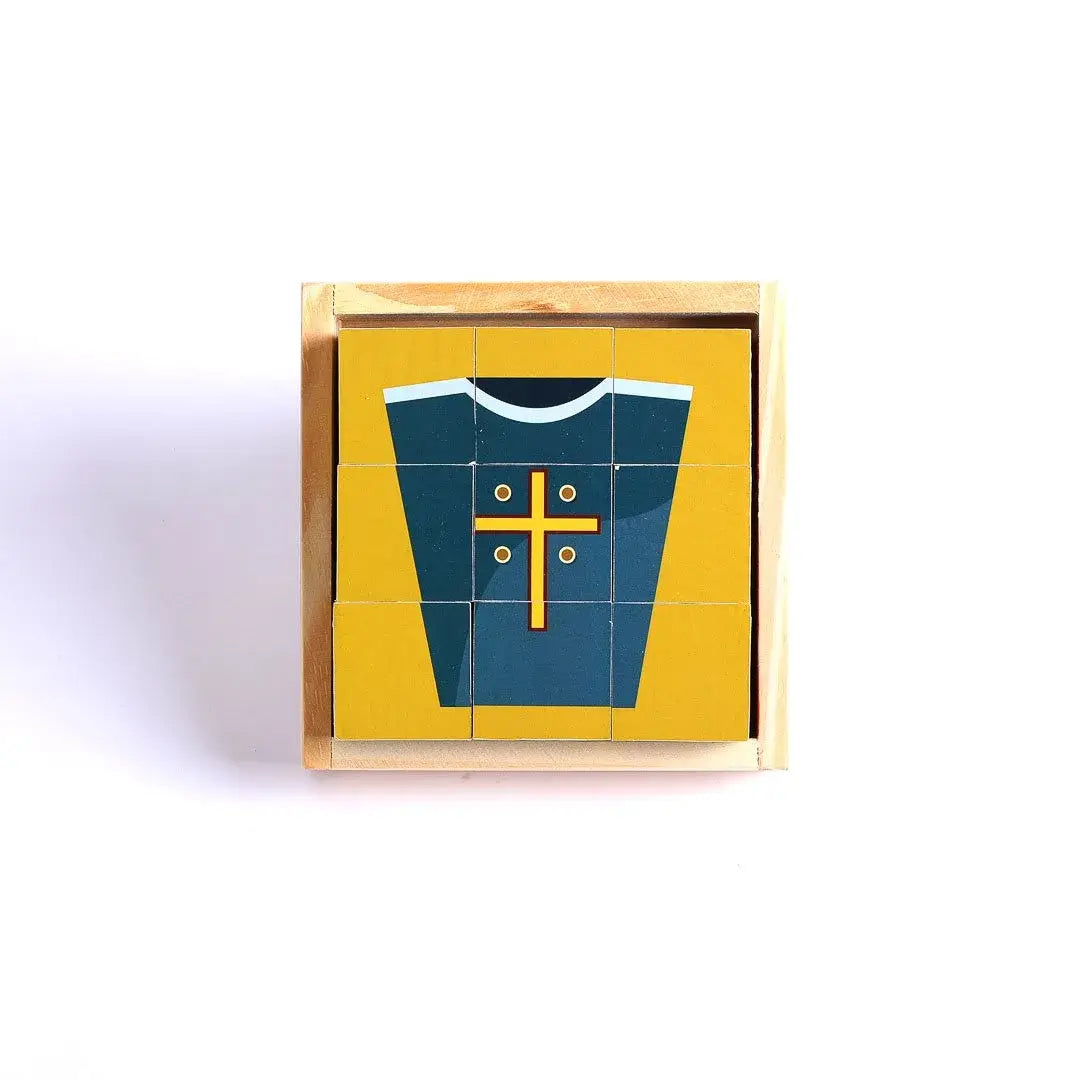 Puzzle - Armor of God - 6 Wood Blocks