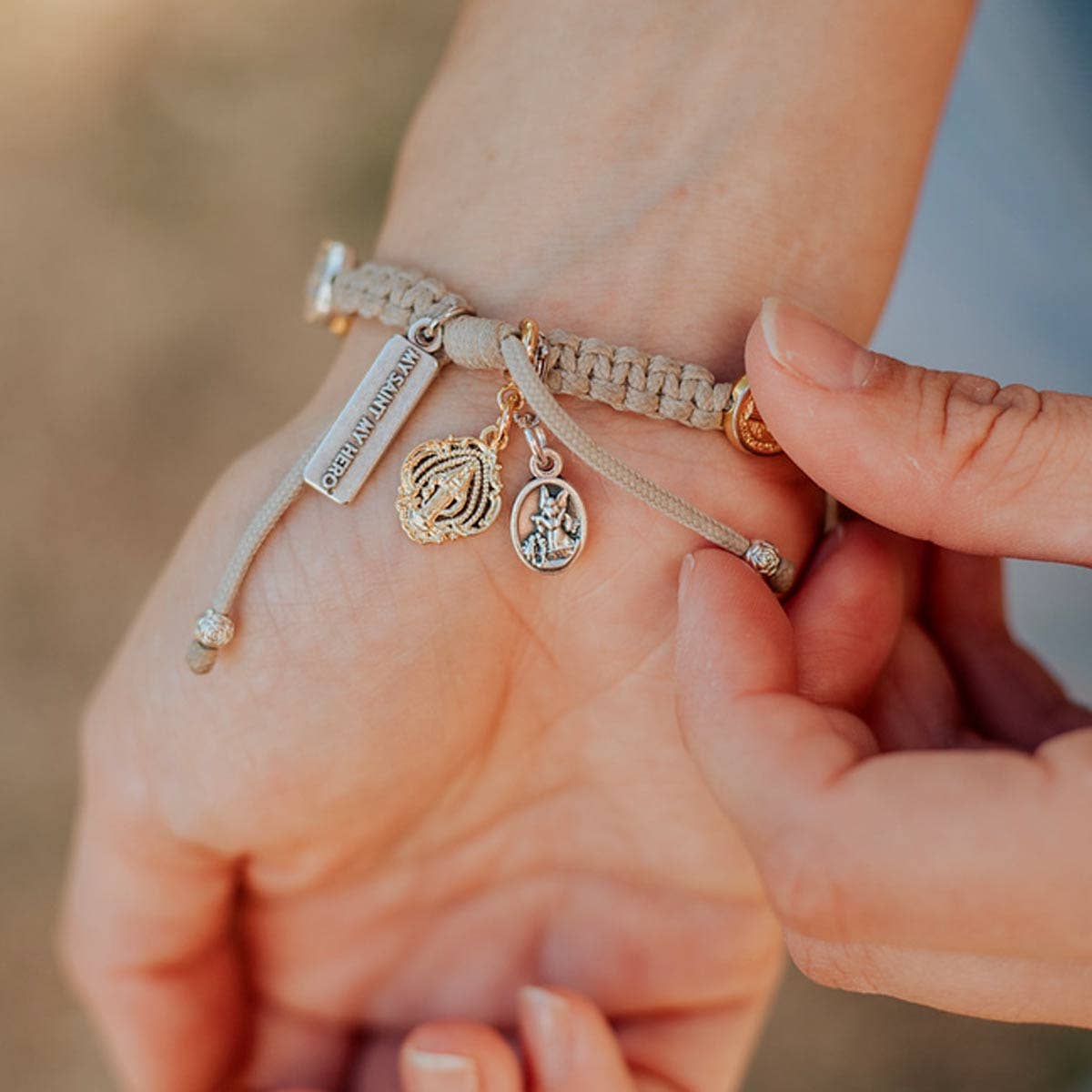 Crucifix Charm - Silver