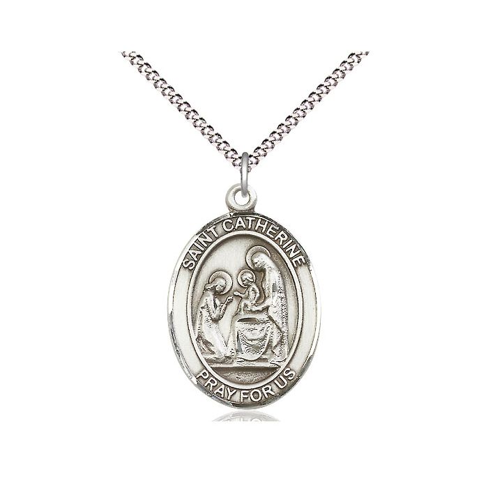 St Catherine of Siena Oval Patron Saint Series