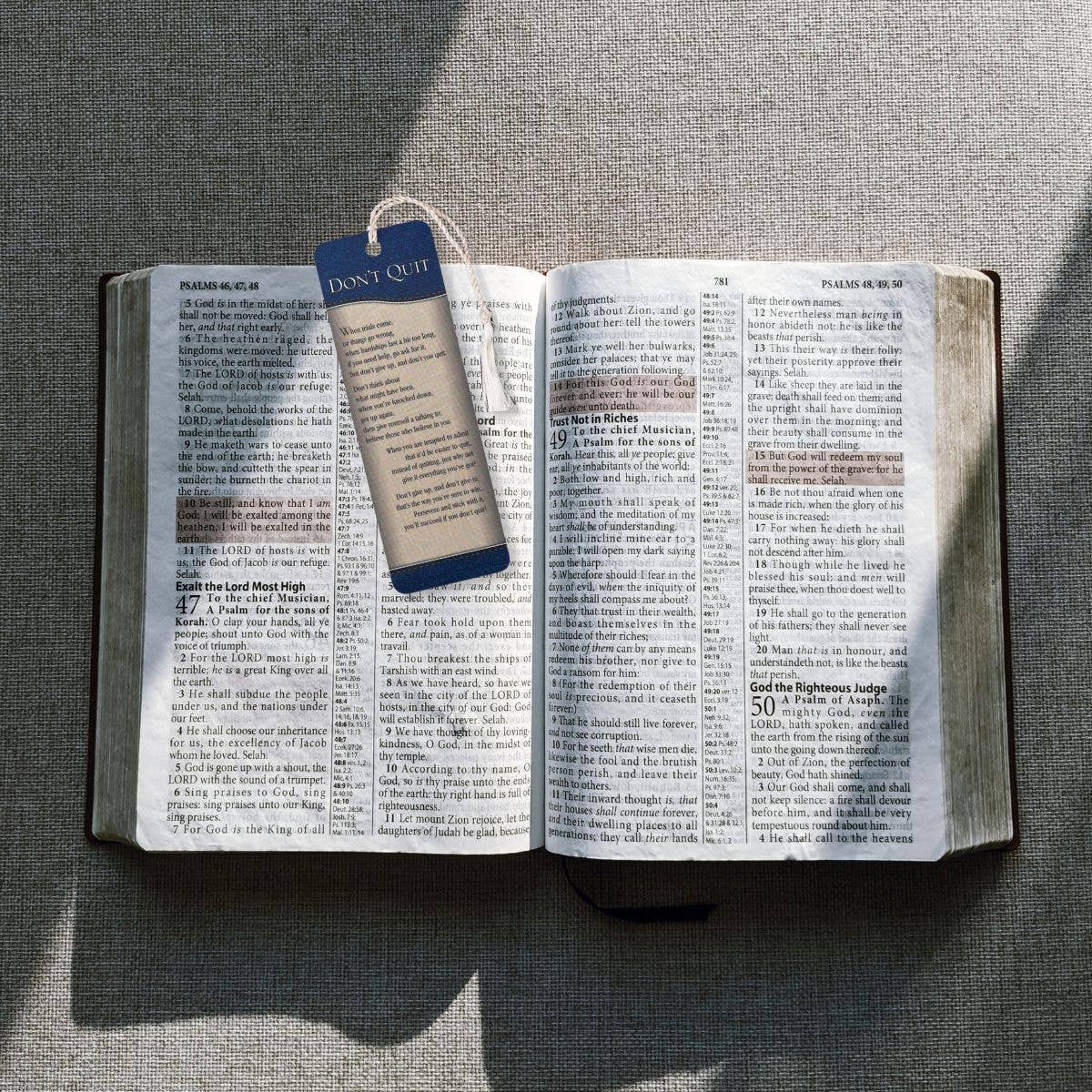 BKM TASSEL DON'T QUIT