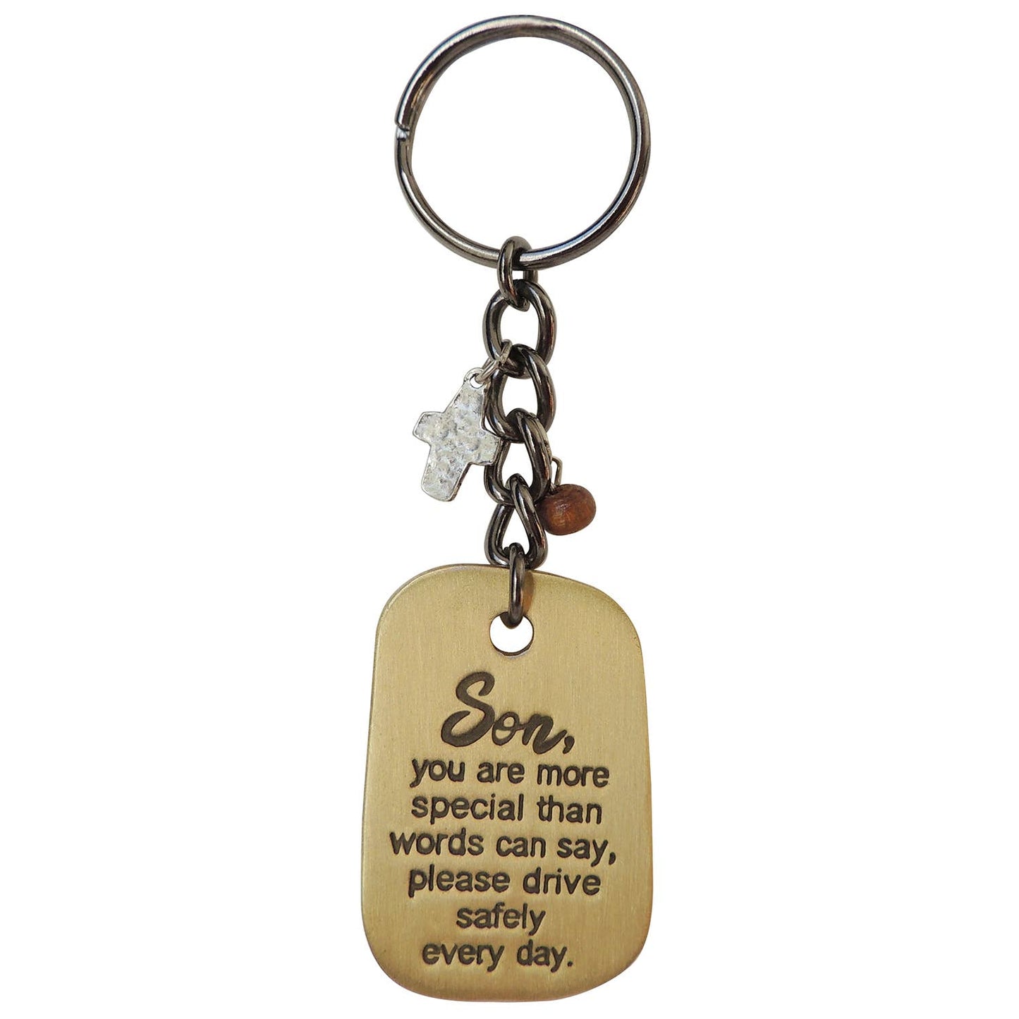 Son Drive Safely Key Ring