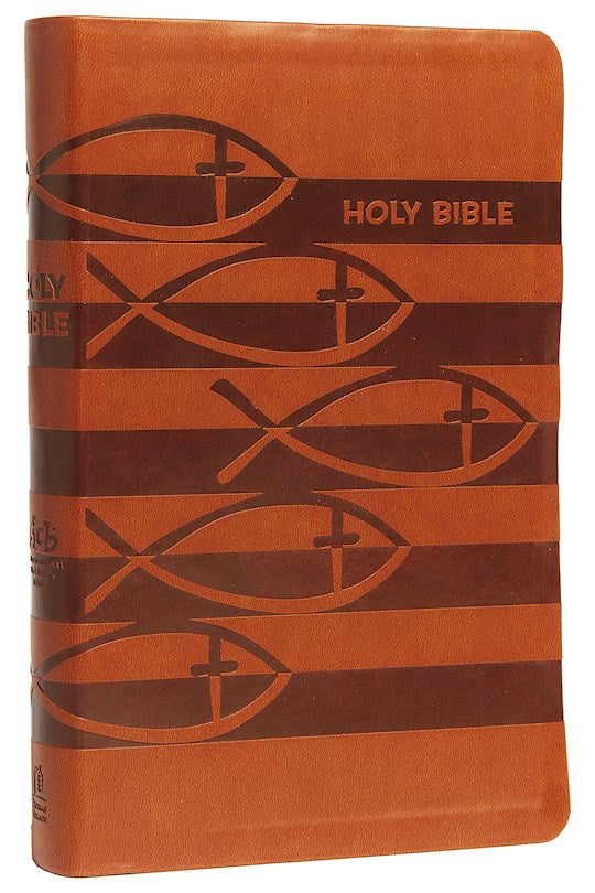 Icb, Holy Bible, Leathersoft, Brown Imprintable
