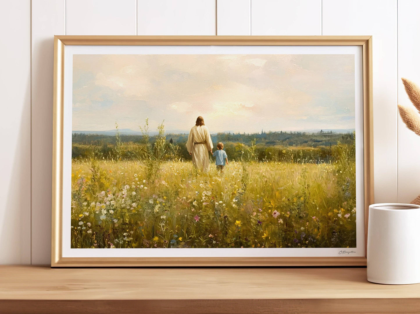 Hand in Hand | Signed Handmade Art Print