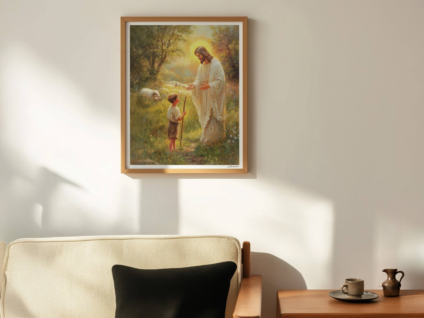 Feed My Sheep | Signed Handmade Art Print