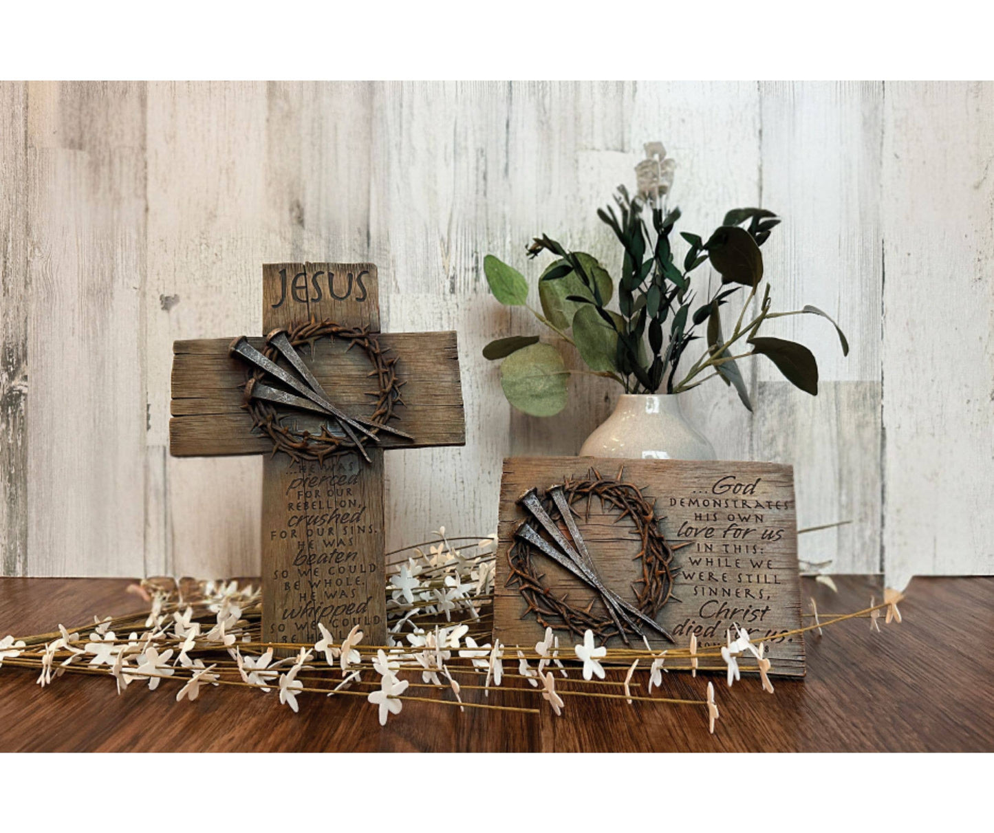 LCP Wall Cross Nails And Crown Of Thorns