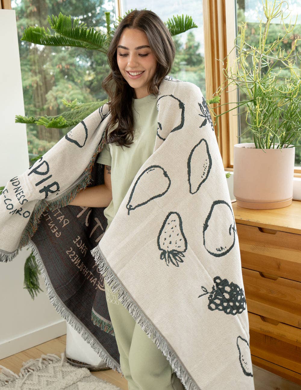 Fruit of the Spirit Throw Blanket