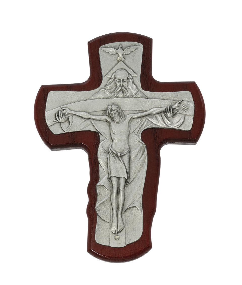 5 1/2" CHERRY TRINITY CRUCIFIX