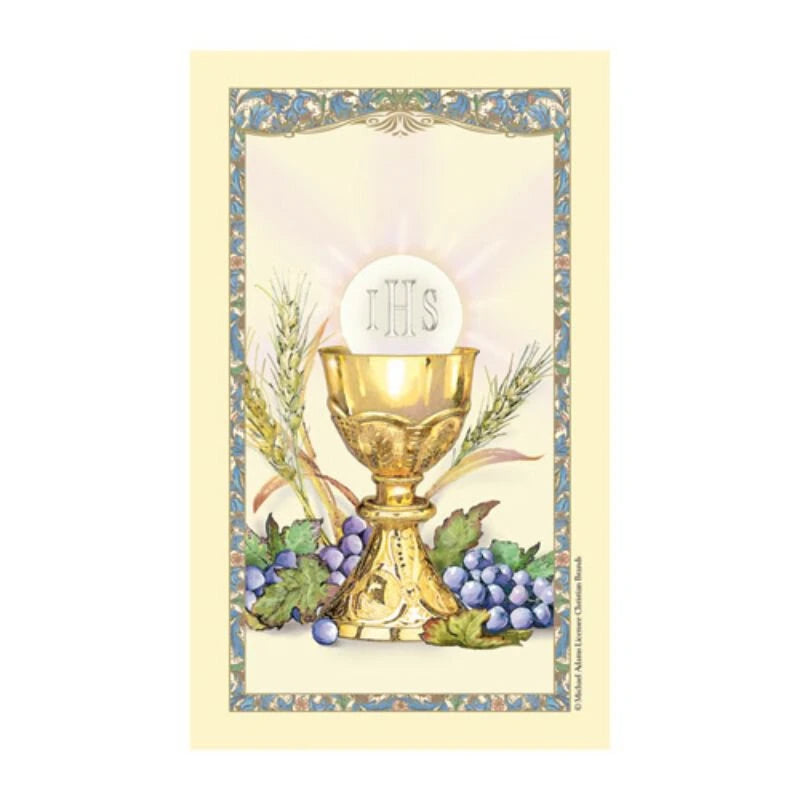 Holy Card - Laminated - My First Holy Communion
