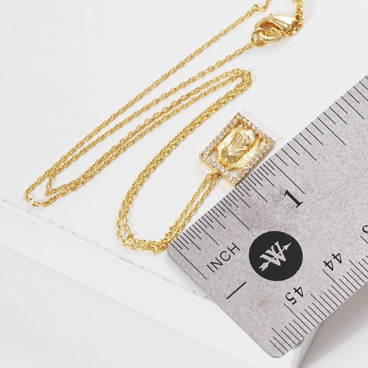 Gold Our Lady of Guadalupe Necklace