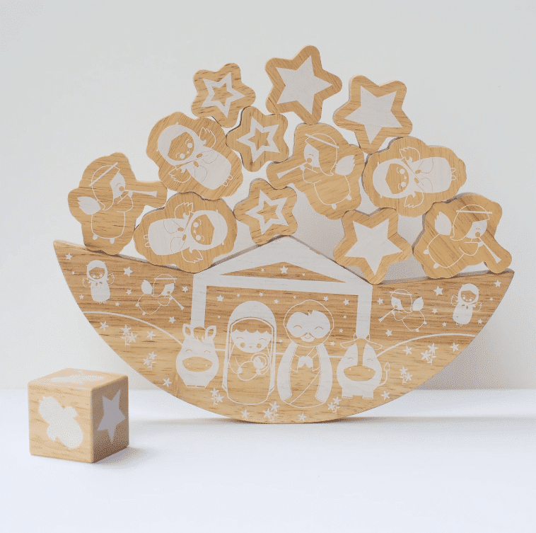 Nativity Wooden Balance Game
