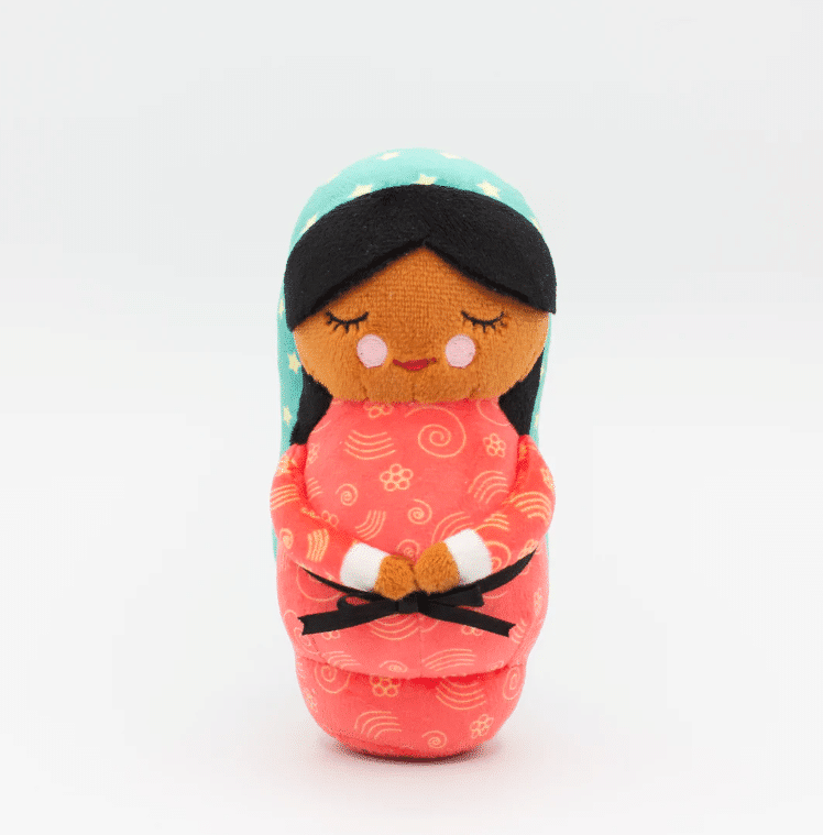 Our Lady of Guadalupe Mini Shining Light Plush Doll