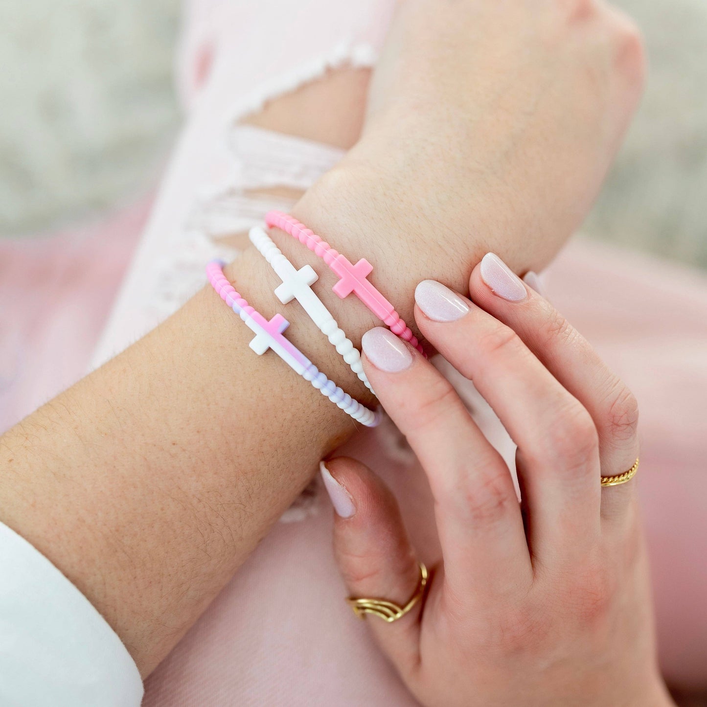 Cross Silicone Bracelets - EXTRA SMALL