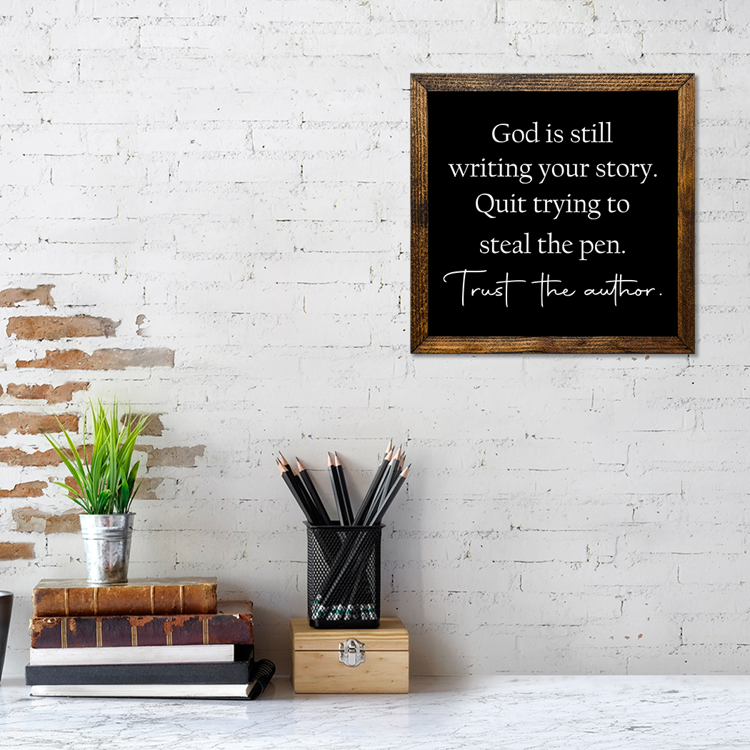 TIMBERLAND FRAME GOD IS STILL WRITING YOUR STORY