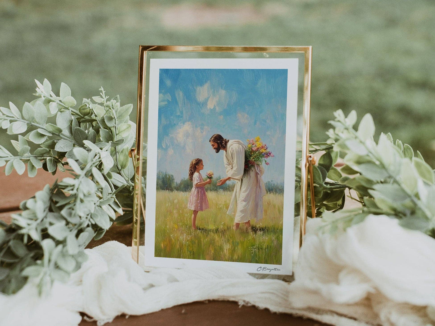 Cheerful Gift | Signed Handmade Art Print