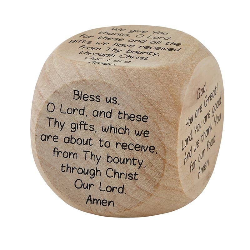 Mealtime Prayer Cube - single