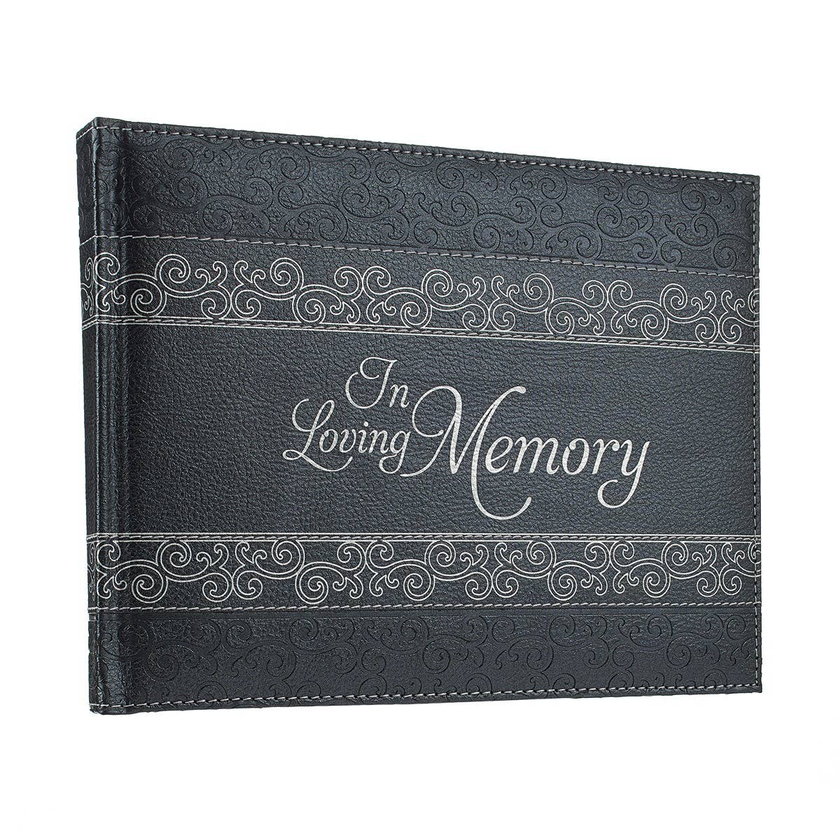 Guest Book Charcoal In Loving Memory