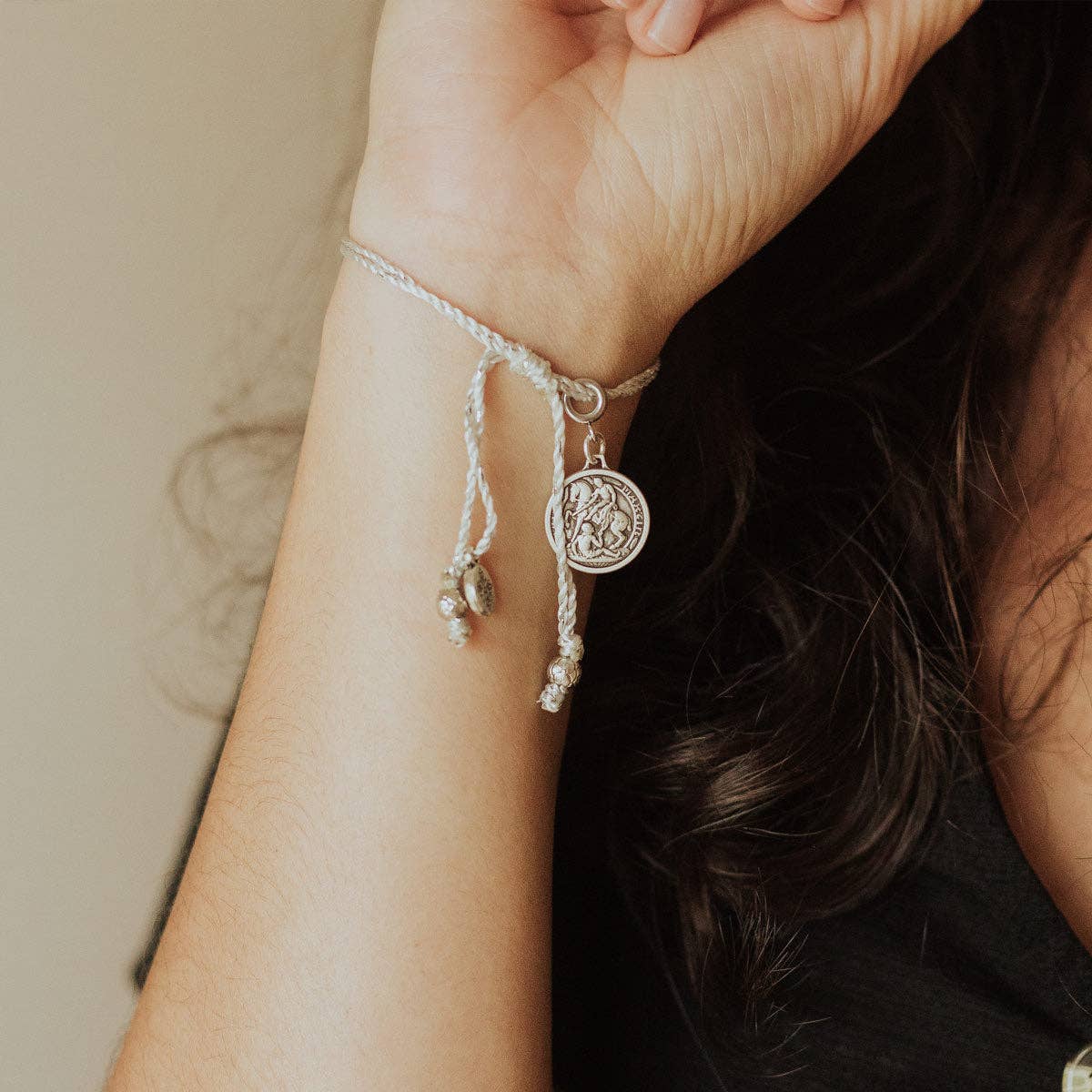 Holy Family / Holy Spirit Charm - Silver