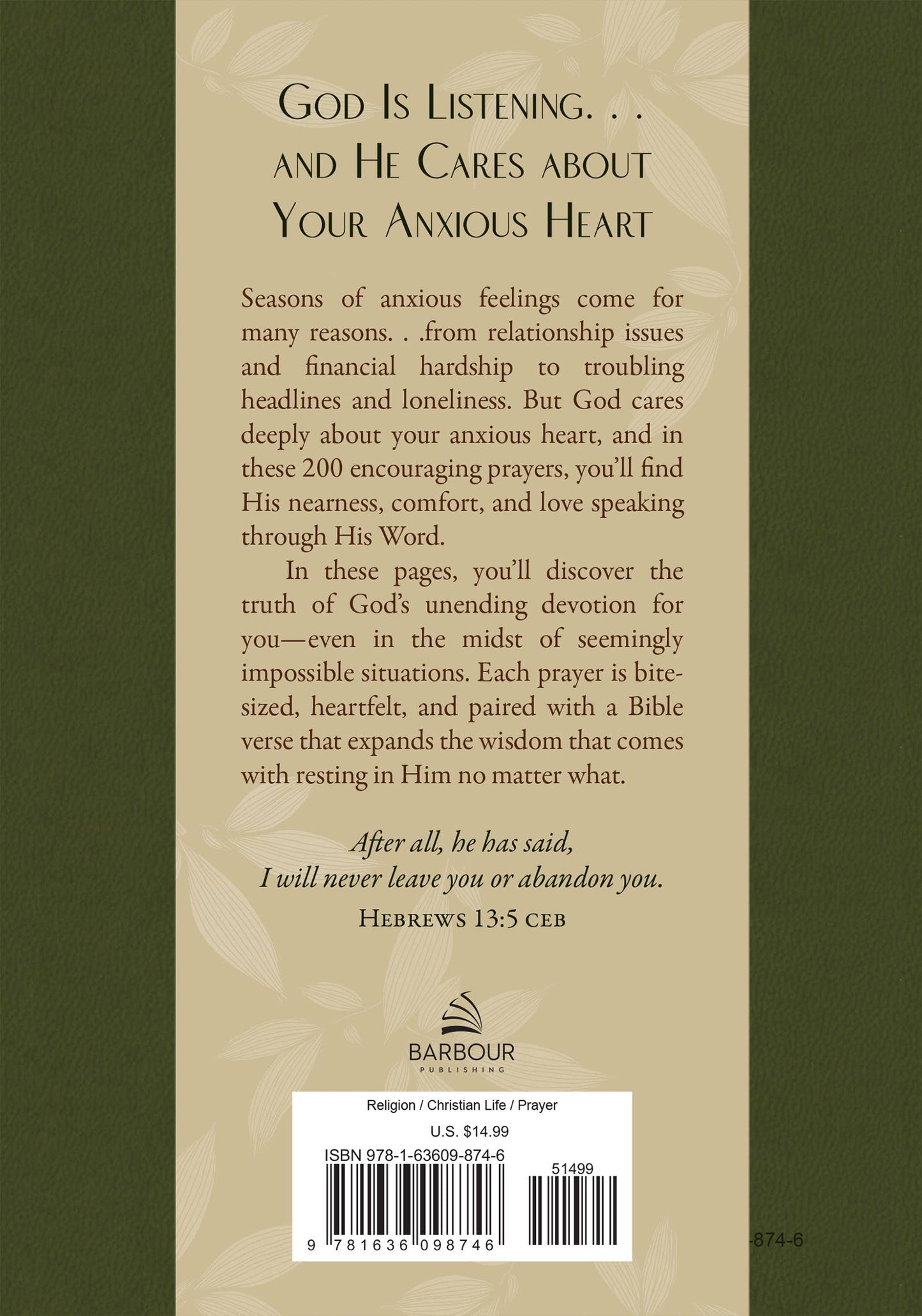 200 Prayers to Quiet an Anxious Heart