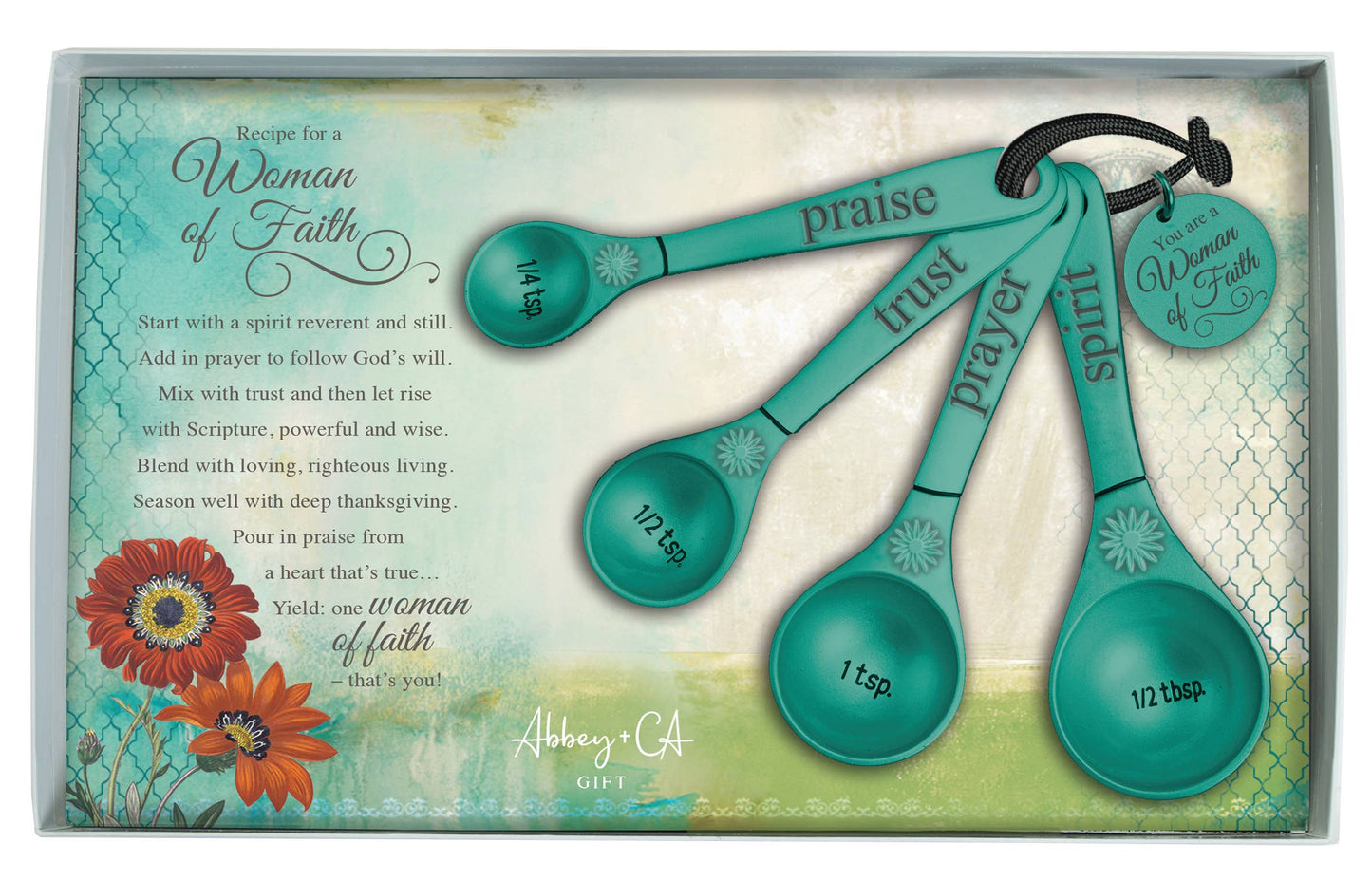 Woman of Faith Measuring Spoons