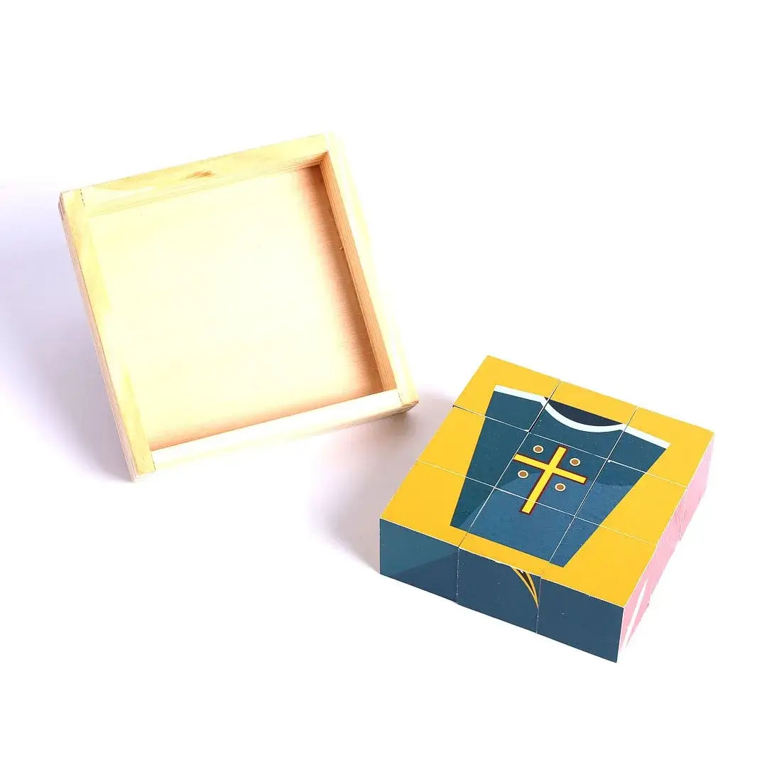 Puzzle - Armor of God - 6 Wood Blocks