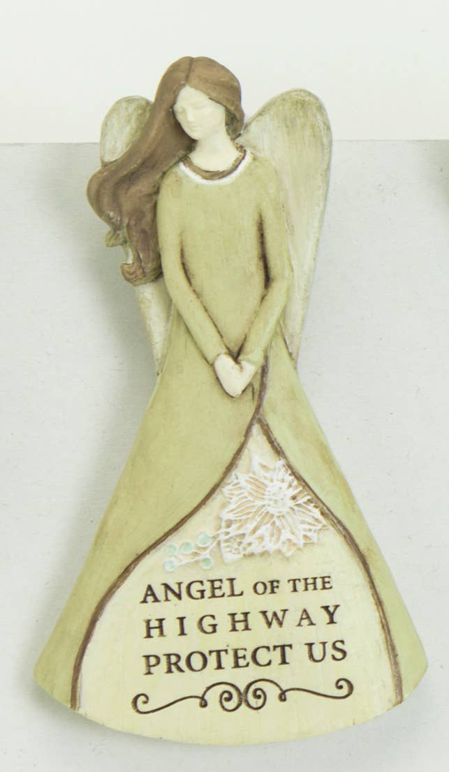 Angel of the Highway Sculpted Visor Clip