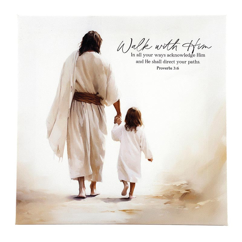 Wall Canvas - Walk With Him