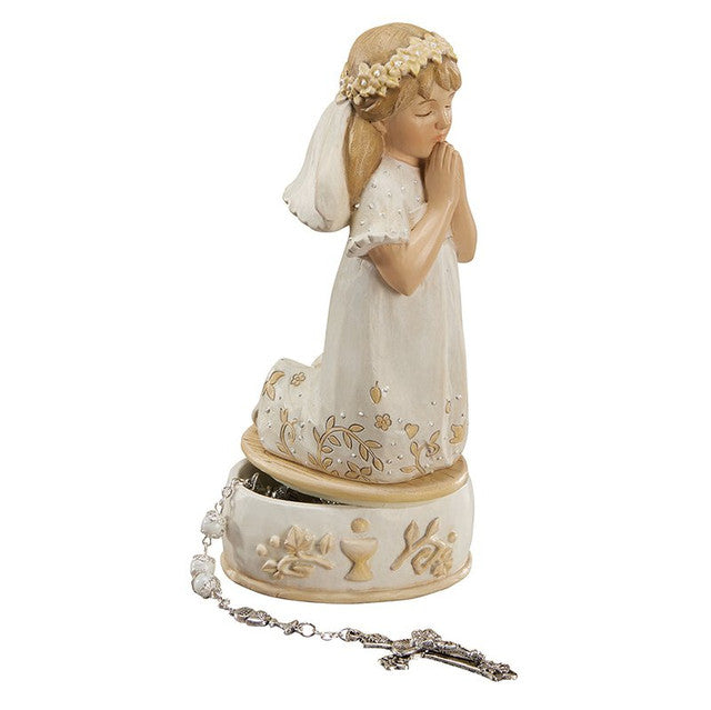 Remembrance 6" H First Communion Keepsake Box