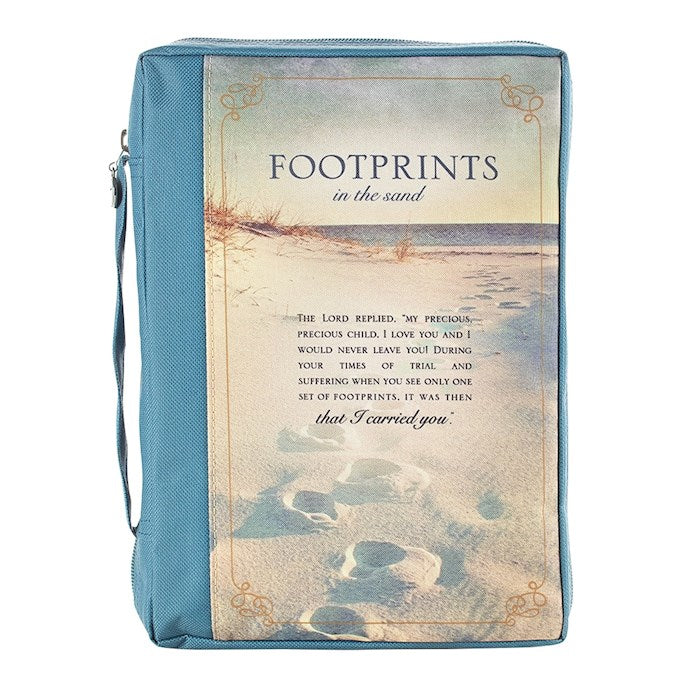 Bible Cover-Footprints-Extra Large