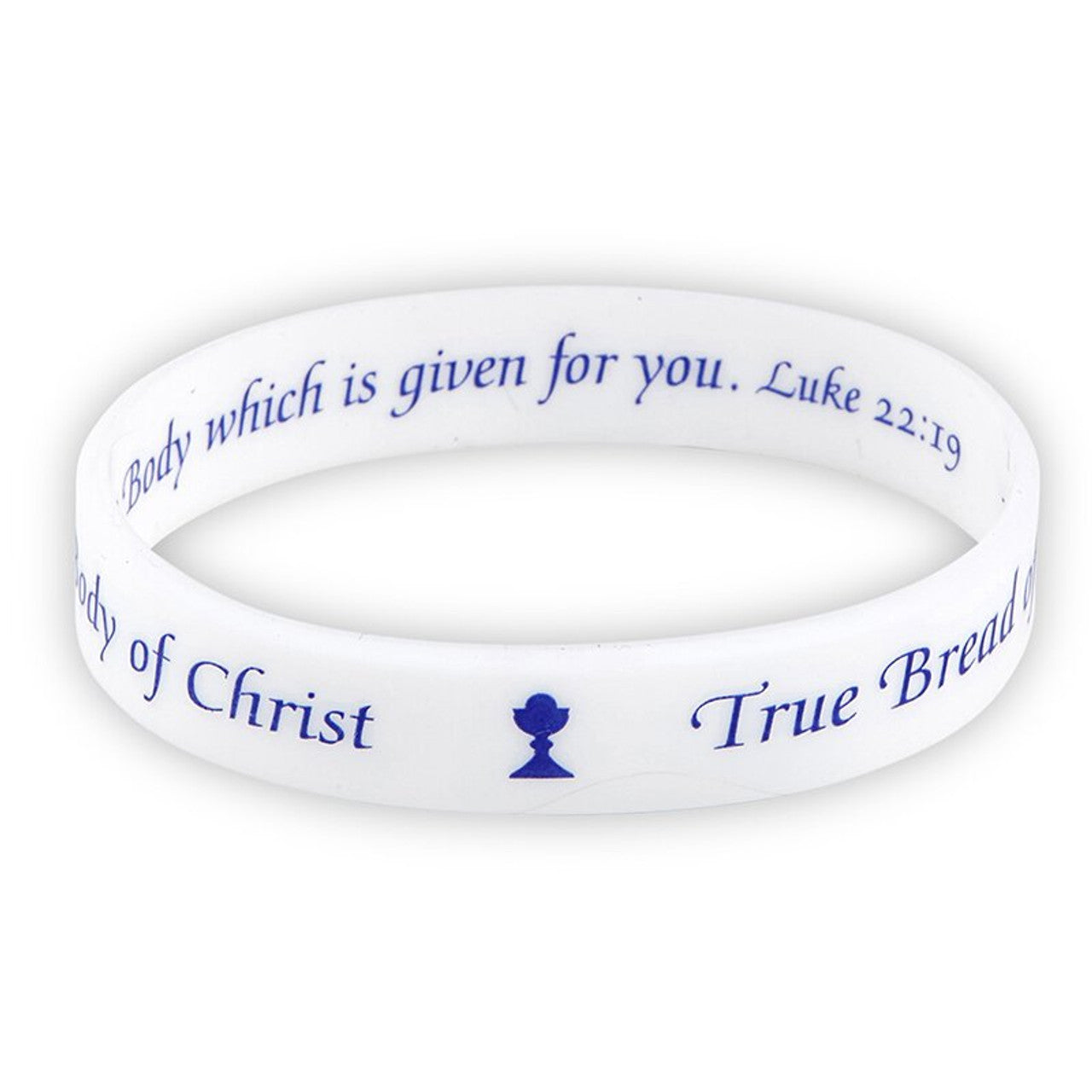 Silicone First Communion Bracelet with Card