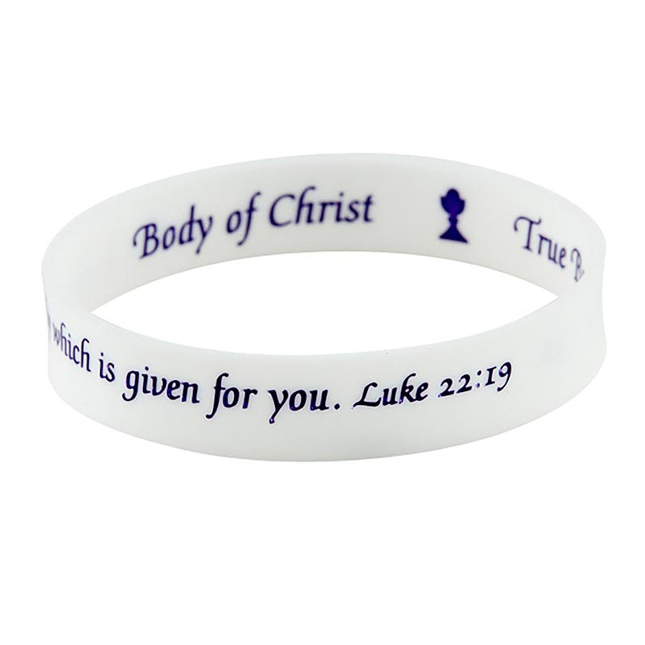 Silicone First Communion Bracelet with Card