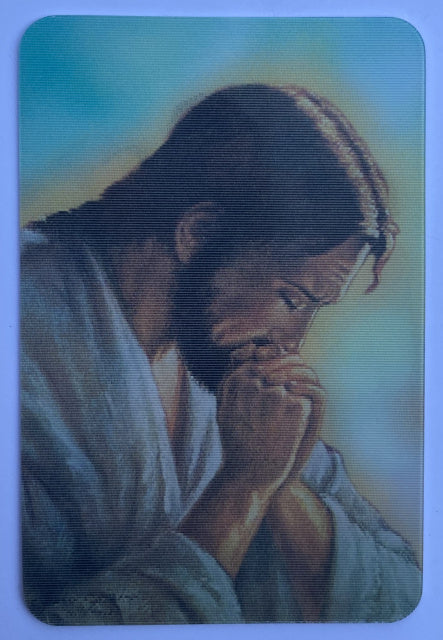 Jesus with Children Holographic Card