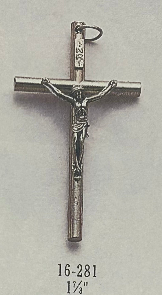 1 7/8" Crucifix Ox. (Barrel Shaped)