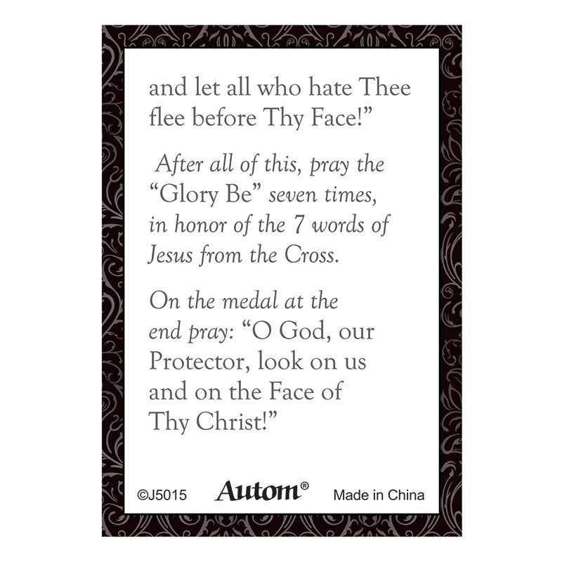 Holy Face Chaplet with Prayer Card