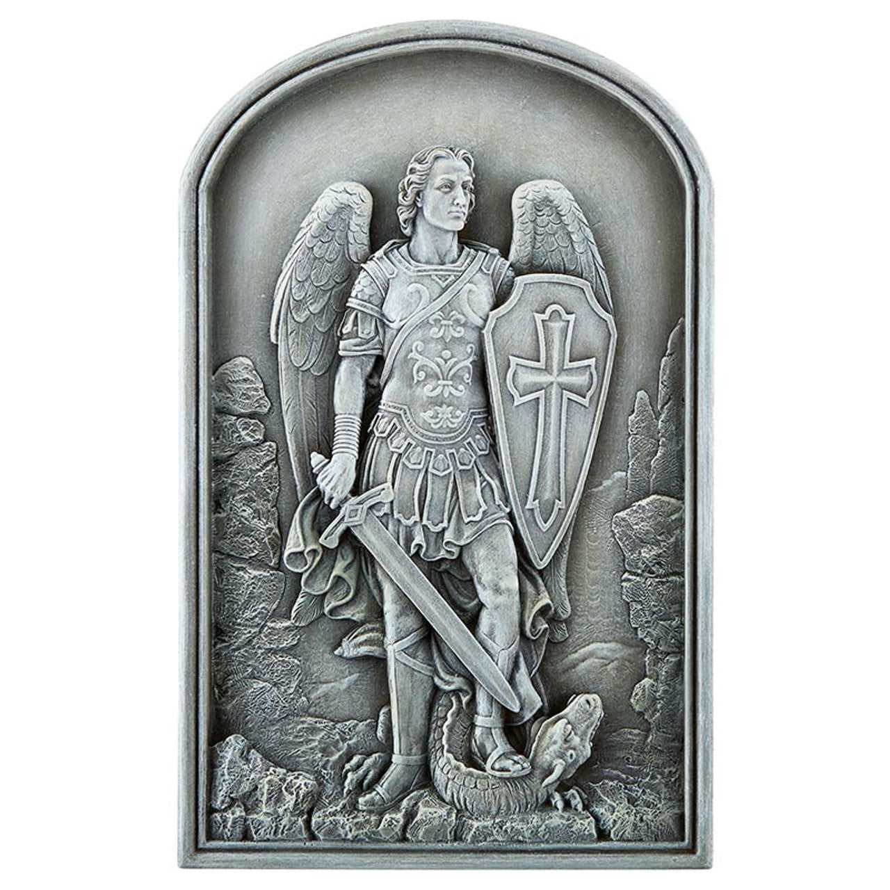 St. Michael Garden Plaque