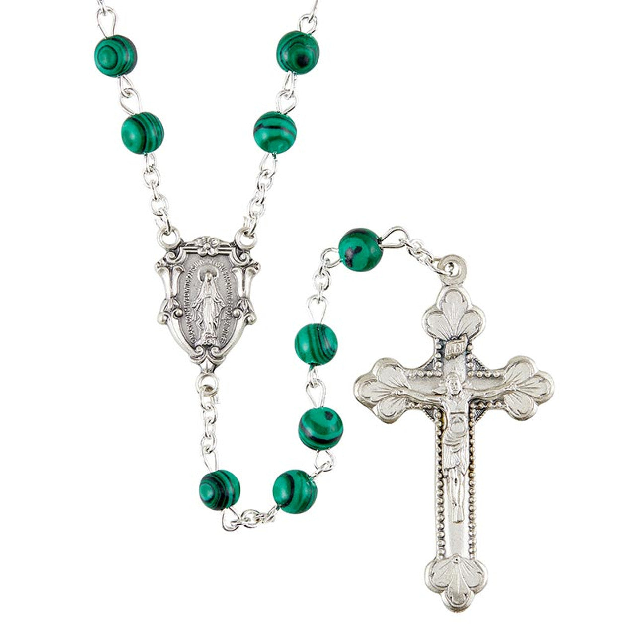 Malachite Gemstone Rosaries