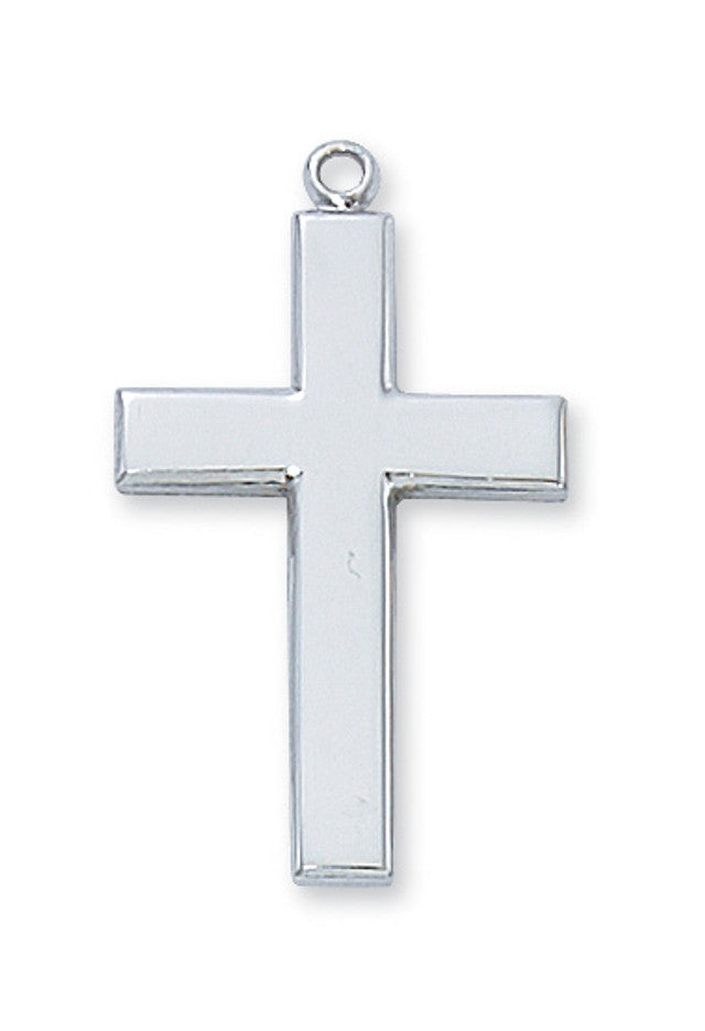 Sterling Silver Cross 24" chain