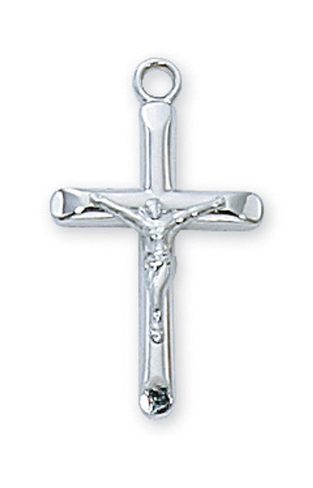 Sterling Silver Crucifix 16-18" chain