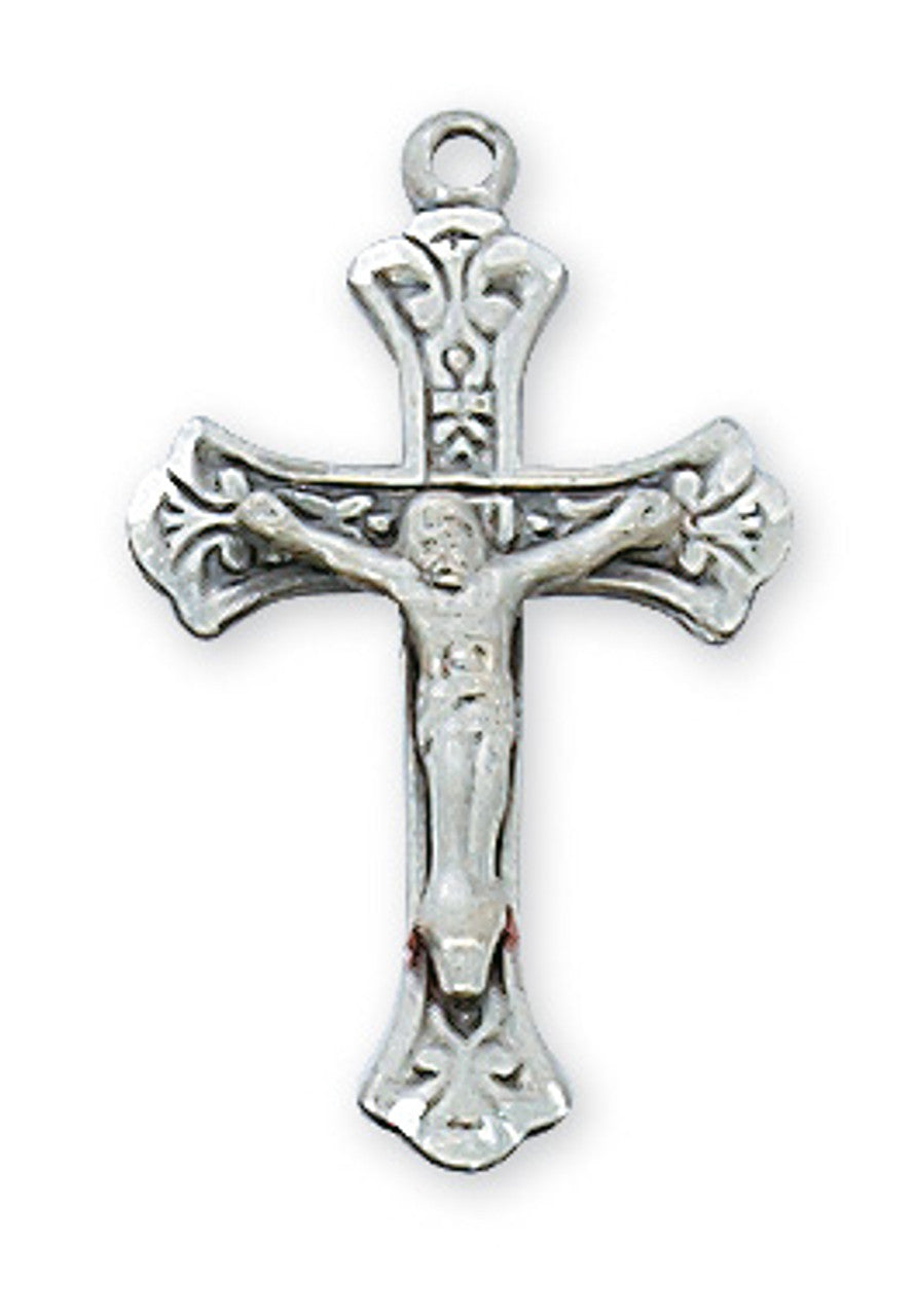 Sterling Silver Crucifix 16-18" chain