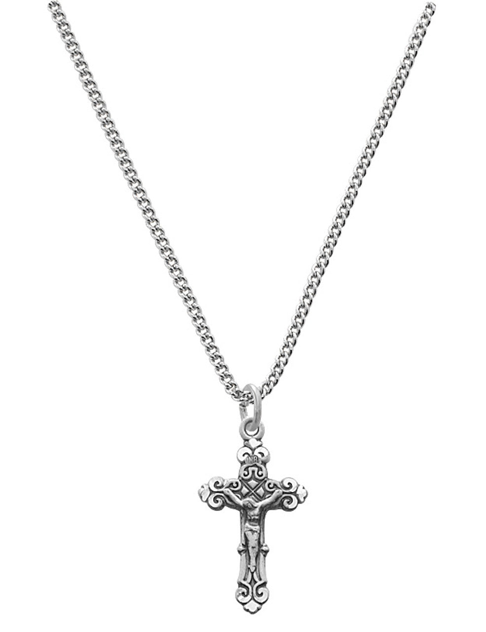 Sterling Silver Crucifix w/ 13" chain