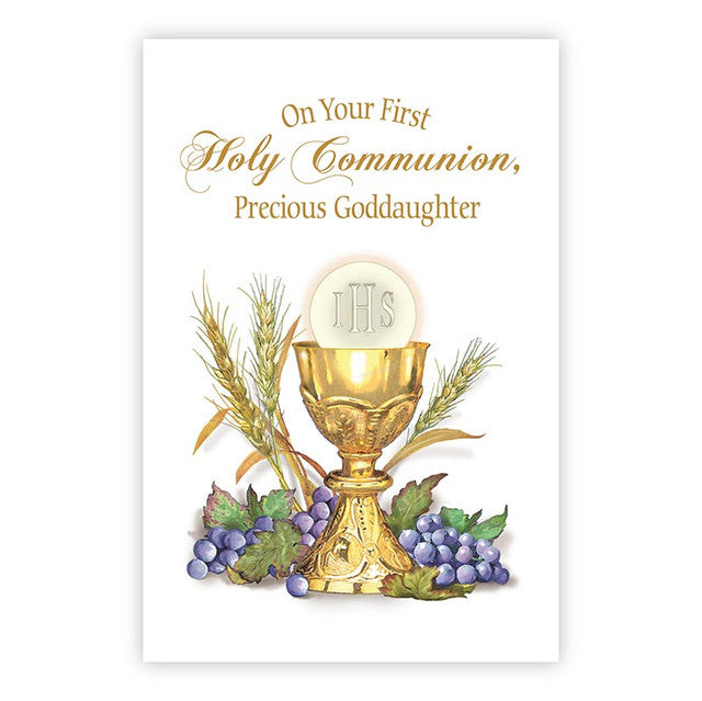 GC- On Your First Communion, Precious Goddaughter