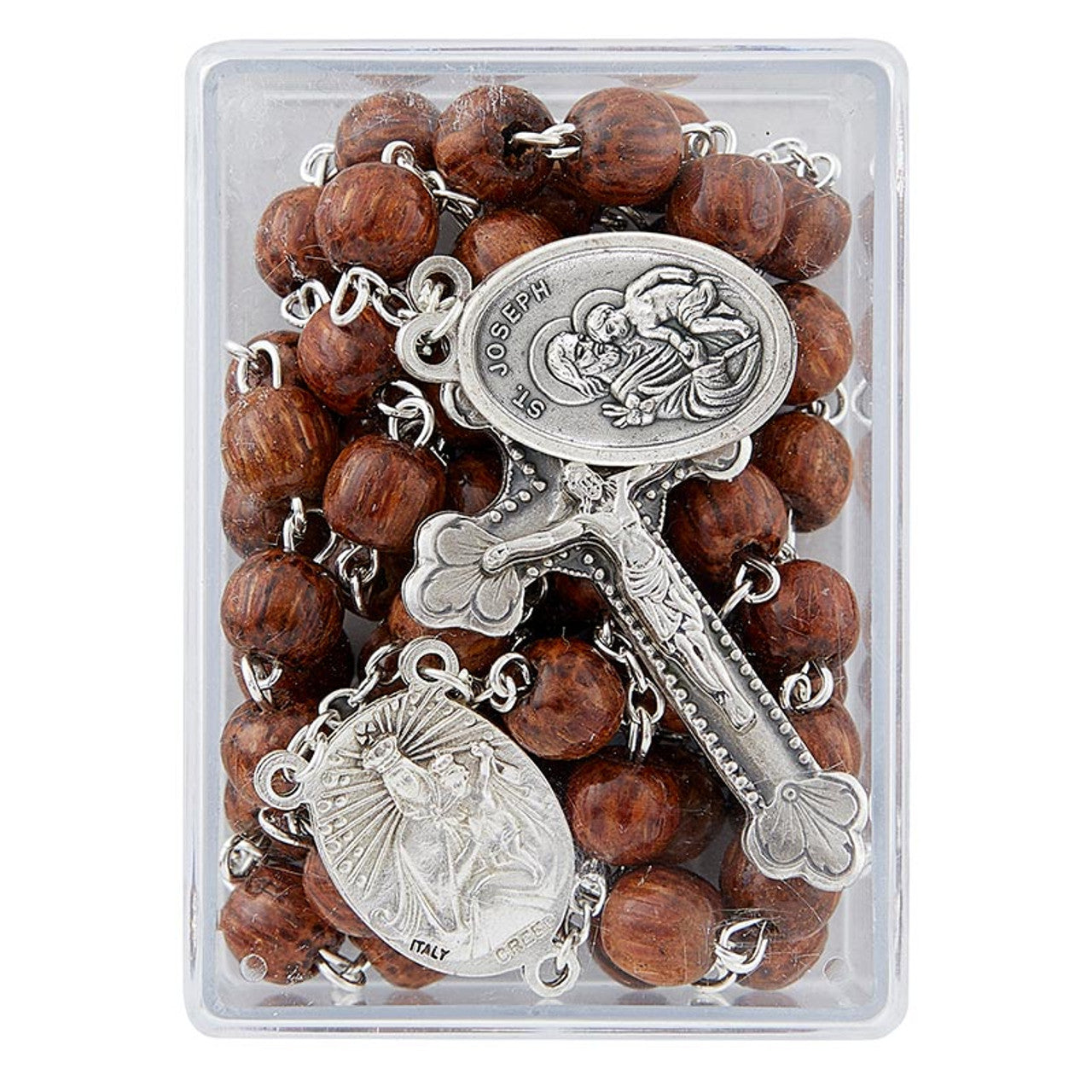 Coco Bead Rosary - St. Joseph
