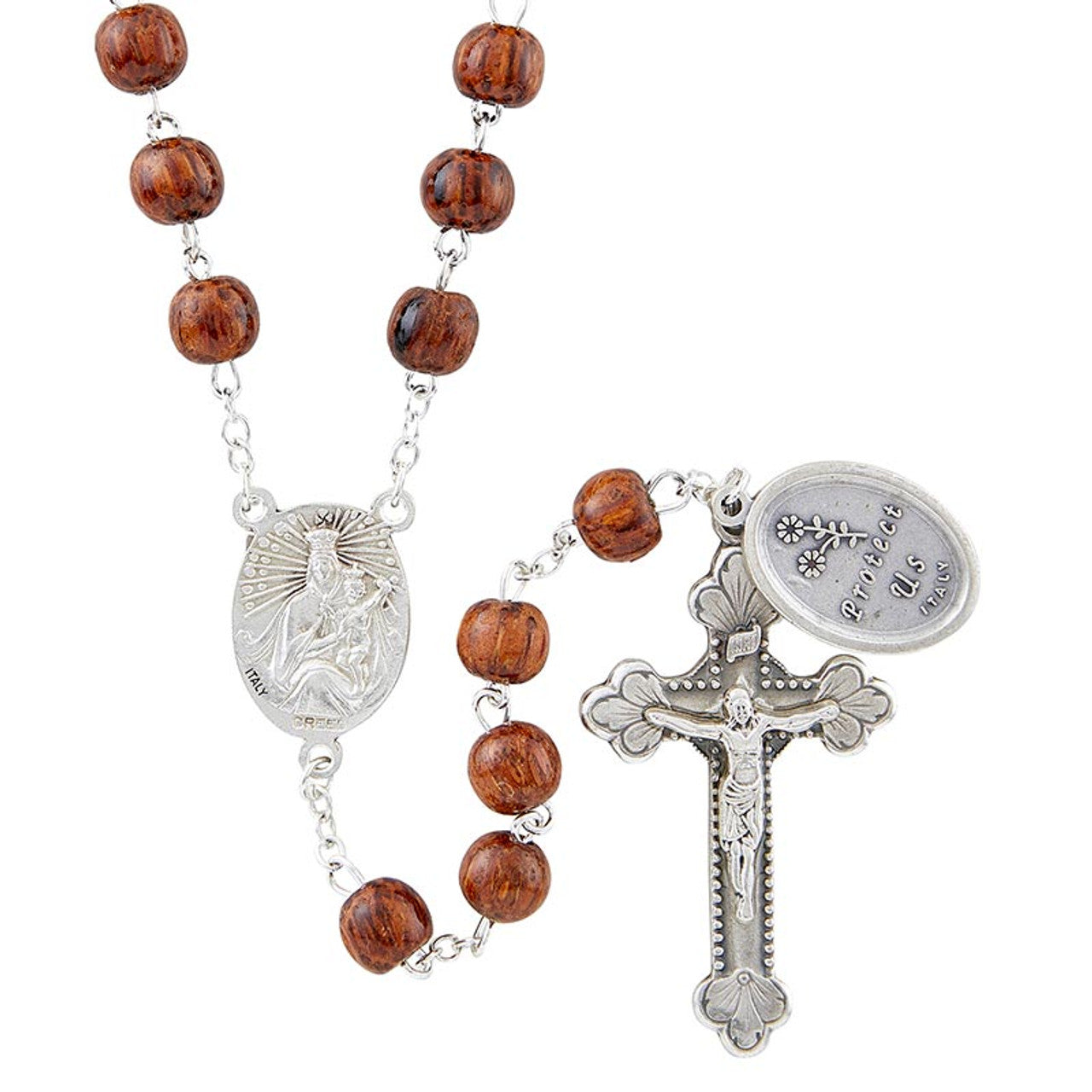 Coco Bead Rosary - St. Christopher