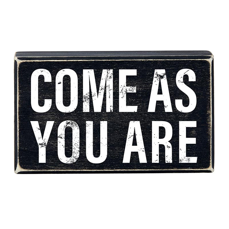 White or Black Box Signs - 6x3.5