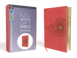 NIV Premium Gift Bible, Youth Edition, Leathersoft, Coral, Red Letter Edition
