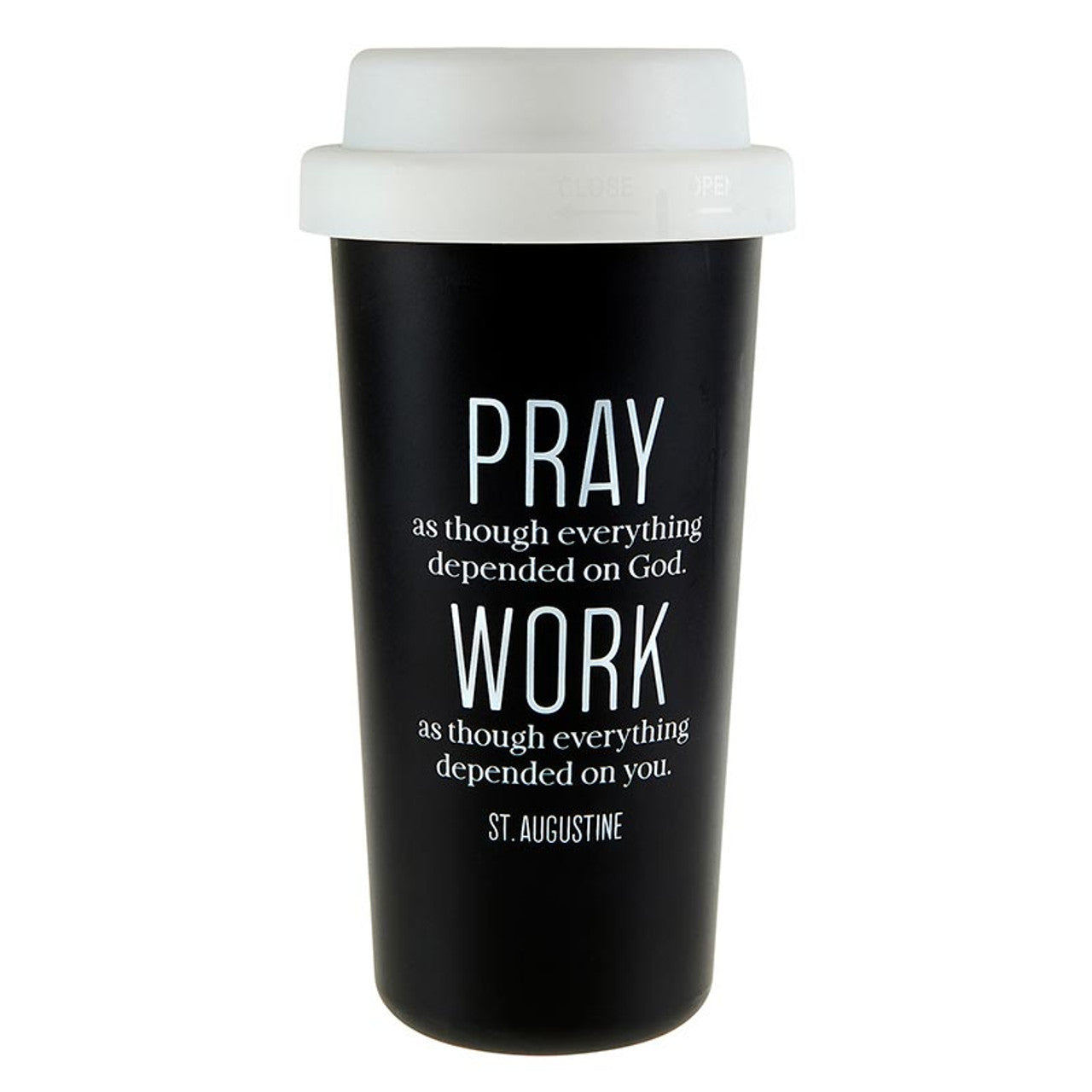 Double Wall Tumbler - Pray, Work