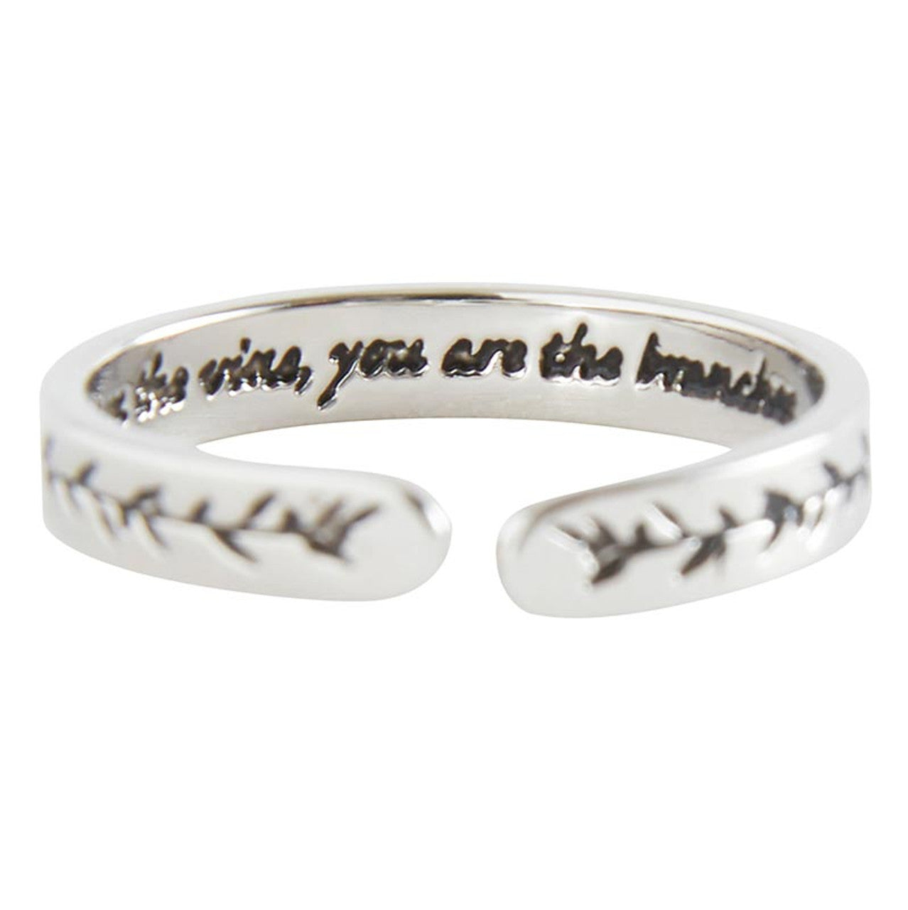 Ring - Jesus is the Vine (Gold or Silver)